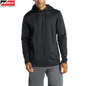 Sudadera con Capucha para Hombre INDEX, Color Sólido, Corte Regular, Secado Rápido, Tejido de Poliéster, Ropa Casual de Otoño - Product Image 1