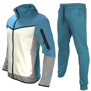 Conjuntos de Sudaderas con Capucha y Pantalones Deportivos para Hombre, Ropa de Marca, Ropa Deportiva de Alta Calidad, Uniforme de Fútbol, Chándal con Cremallera para Hombre - Product Image 1