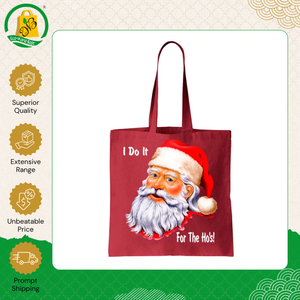 Mejor Precio de Mercado en Oferta Exclusiva: Bolsas de Regalo Navideñas de Algodón Orgánico Teñido Biodegradable con Asa para Llevar al Hombro - Product Image 4