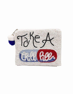Mini Zipper Bag Handmade With <b>Cute</b> Beaded Embroidery Beautiful Fancy Luxury Trendy Fashionable Stylish New Design - Product Image 3