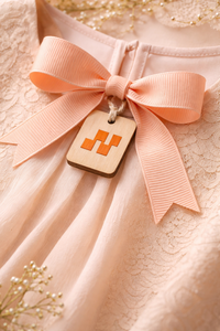 Cinta de Grosgrain de Poliéster 100% Resistente a la Contracción, Color Verde Durazno Pastel de 25 mm, de Neelkamal Industries, para Envolver Regalos y Empaquetar - Product Image 3