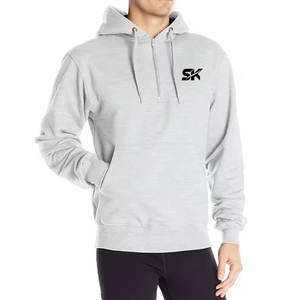 Sudadera con capucha de diseño personalizado de alta calidad para hombre, con media cremallera, lisa, informal, talla grande - Product Image 1