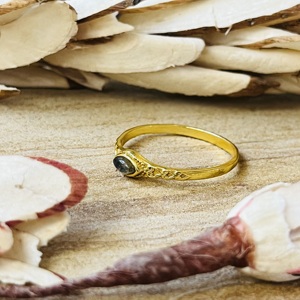 Modern Unique 18k Gold Plated <b>Labradorite</b> <b>Ring</b> Minimal Brass Dainty <b>Ring</b> Minimalist Vintage <b>Ring</b> Wholesale <b>Ring</b> For Women - Product Image 4