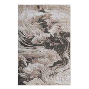 Collezione LOOM LUXE Tappeti 5X7 Marrone/Abstract Antiscivolo per Casa e Ufficio, Eleganti e Resistenti alle Macchie per Soggiorno - Product Image 2