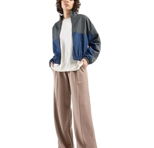 Chaqueta deportiva cortavientos con cremallera informal, ropa de verano a la moda para mujer, para correr al aire libre, Fitness, de talla grande, hecha de poliéster - Product Image 3