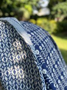 New Arrival 2026 Handcrafted Indigo <b>Blue</b> Block Print 100% Cotton Jaipuri Artisanal Floral Kantha Quilt & <b>Throw</b> Bed Speread - Product Image 1
