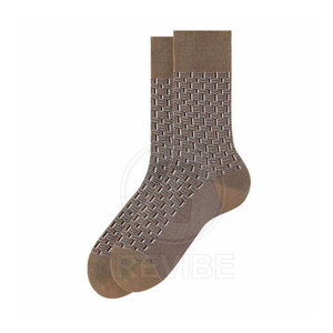 High Quality Crew 2 Toe Cotton/<b>Polyester</b> Men's <b>Socks</b> Soft Breathable Comfortable Fit Everyday Casual Office Wear - Product Image 2