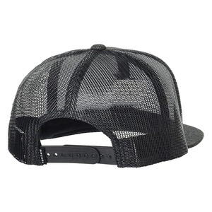 Black Mesh Trucker Hat 6-Panel Design Adjustable Fit Unisex Casual Spring Summer Wear Breathable Fabric 100% Acrylic Embroidery - Product Image 5