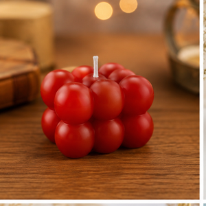 Vela Aromática Cuadrada Elegante Hecha a Mano con Cera de Soya, Aroma Frutal, Sin Humo y de Larga Duración, Ecológica, para Decoración de Bodas y Hogar - Product Image 3