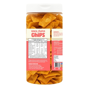 Chips de Garbanzo Negros Peri Peri, Bocadillo Saludable, Chips de Garbanzo Crujientes, Alto en Proteínas, Sin Gluten, Sabor Picante, Bocadillo Crujiente - Product Image 2