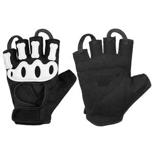 Gants de cyclisme d'hiver unisexes en cuir, demi-doigts, respirants, antidérapants, absorbant les chocs, pour vélo de route et de montagne - Product Image 4