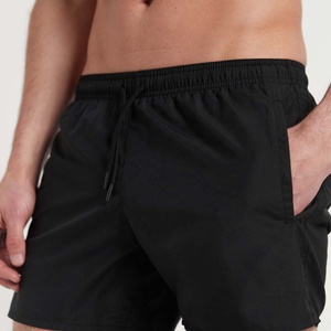 Shorts de sport pour homme, été, décontractés, respirants, séchage rapide, taille mi-haute, taille élastique avec poches zippées, polyester/coton - Product Image 4