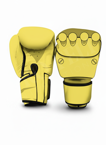 Guantes de Boxeo Deportivos de Piel Sintética, Color Liso Personalizado, con Soporte Acolchado para Muñeca, Duraderos, para Kickboxing, OEM - Product Image 2