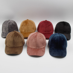 Luxury Velvet <b>Plain</b> <b>Cap</b> Adjustable Soft Casual Fashion Headwear Lightweight Breathable Outdoor Daily Use Hat For Men Women - Product Image 3