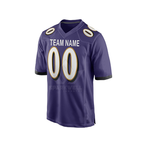 Camiseta de Fútbol Americano Personalizada para Hombre, Negra y Amarilla, Cuello en V, Manga Corta, Nombre del Equipo, Número 00 en la Parte Delantera, Malla Transpirable - Product Image 4