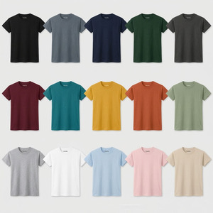 T-shirt en coton 100% de haute qualité, pré-rétréci, broderie tonale personnalisée, hauts décontractés pour hommes, fabricant de vêtements OEM à marque privée - Product Image 4