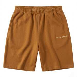 Shorts de survêtement en molleton premium pour homme, coupe décontractée, en coton, pour la gym, l'entraînement, la détente, l'été, le sport et le streetwear - Product Image 1