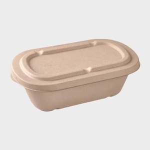 Envase de Alimentos Rectangular Desechable Ecológico de 500 ml, Moldeado en Pulpa, Resistente a Fugas, para Comidas Calientes/Frías, Superventas - Product Image 3