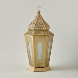 2026 Latest Wholesale Gold <b>Moroccan</b> Metal Candle Holder Lantern with Acrylic Windows for Home <b>Decorations</b> - Product Image 5