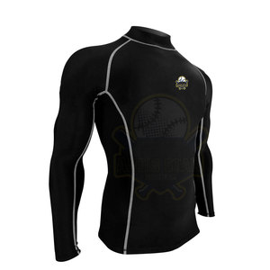 Camiseta Deportiva de Compresión de Manga Larga para Hombre, Impresión por Transferencia de Calor, Ecológica, Transpirable, de Secado Rápido, Spandex y Poliéster - Product Image 6