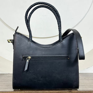 กระเป๋าโท้ทสะพายไหล่สุดหรูสำหรับผู้หญิงกระเป๋าโท้ทสะพายข้างทำจากหนังลายตารางหมากรุกสำหรับเดินทาง - Product Image 5