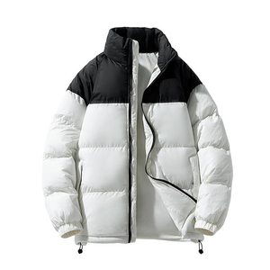 <b>mens</b> puffer <b>jacket</b> padded insulated winter coat outerwear <b>men</b> hooded puffer <b>jacket</b> quilted padded winter coat <b>men's</b> - Product Image 3