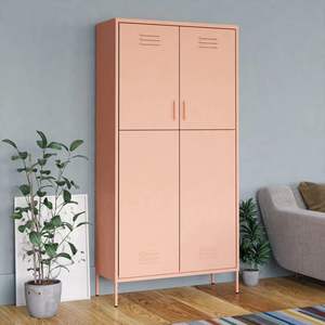 Armadio in acciaio rosa 35.4 dimensioni "x 19.7" x 70.9" - Product Image 1