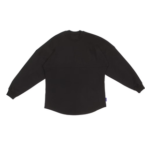 Camiseta de Manga Larga con Cuello Redondo para Mujer, Estilo Deportivo, Holgada, de Color Sólido, Informal, para Otoño, Talla Grande - Product Image 1