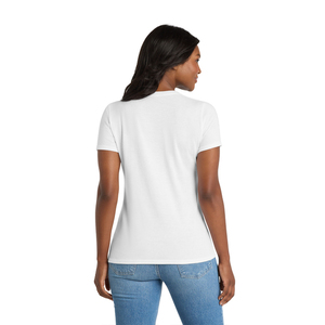 Premium Custom <b>Women's</b> <b>V</b> <b>Neck</b> <b>T</b> <b>Shirt</b> Soft Cotton Jersey Short Sleeve Casualwear Manufacturer Wholesale Factory Supplier - Product Image 5