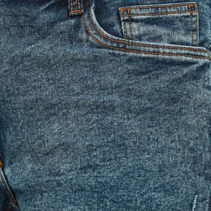 กางเกงยีนส์ทรงตรงผู้ชายขายส่ง ผ้าเดนิมยืดหยุ่น ระบายอากาศได้ดี กางเกงยีนส์ทรงตรงเอวกลาง ขากว้าง สไตล์วินเทจ - Product Image 5