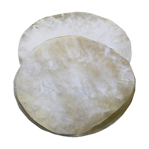 Peaux de tambour en cuir de veau/bufflonne de qualité supérieure, finition blanche |   Tons brillants et aspect impeccable (10" - 32") - Product Image 2