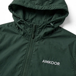 Veste matelassée à capuche pour homme, couleur personnalisée, coupe-vent, fermeture éclair, décontractée, couleur unie, coupe classique avec poches - Product Image 6