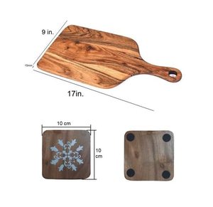 เขียงไม้ทำมือสำหรับเคาน์เตอร์ครัว ทนทาน ใช้งานได้นาน ราคาดีที่สุด - Product Image 6