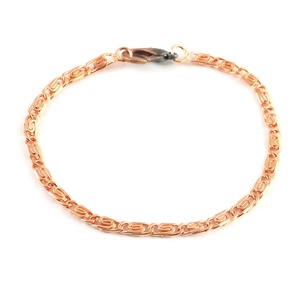Bracelet magnétique moderne en cuivre, écologique et énergétique, cadeau de mariage en cuivre pour le bien-être et les anniversaires - Product Image 1