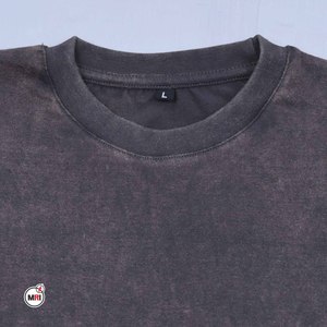 Custom Logo Summer Eco-Friendly Acid Wash Breathable <b>T</b>-<b>Shirts</b> Casual Short Sleeve Crew Neck <b>T</b>-<b>Shirts</b> High Quality <b>T</b>-<b>Shirts</b> Women - Product Image 2