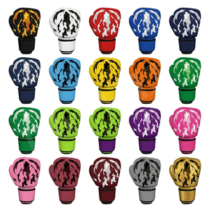 Accesorio de Ropa con Logotipo Personalizado, Guantes de Boxeo de Piel Sintética con Absorción de Impactos para Entrenamiento, Sparring, MMA, Kickboxing - Product Image 1