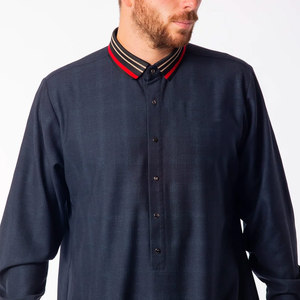Robe musulmane classique Juba pour hommes, manches longues, confortable, respirante, coupe ample, vêtements islamiques traditionnels pour hommes - Product Image 5