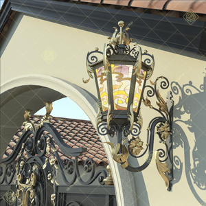 Luxury Wrought Iron for LED <b>Wall</b> Lamp for Living Room Bedroom Garden Classical Vintage Design - Product Image 5