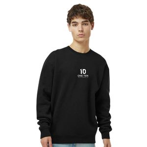 Sweat-shirt col rond épais pour homme 10oz en molleton premium, coupe décontractée, style streetwear, vente en gros - Product Image 1