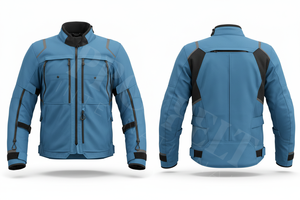 Chaqueta de Motociclista Textil Resistente Personalizada con Múltiples Bolsillos con Cremallera y Ajuste Ajustable para Logotipo Personalizado - Product Image 5