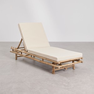 Eco Friendly Bamboo <b>Sunbed</b> Outdoor Lounge Chair Natural Garden Patio Furniture Vietnam Supplier OEM ODM - Product Image 3