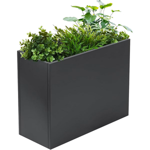 Jardinera de Acero Inoxidable Personalizada OEM para Exteriores, Contenedor de Flores Metálico Decorativo y Duradero para Patio y Balcón, Venta al Por Mayor - Product Image 1