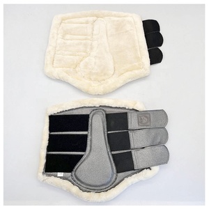 อุปกรณ์ป้องกันขาสำหรับขี่ม้าคุณภาพสูง ยี่ห้อ OEM สำหรับการดูแลม้า ป้องกันเอ็นแตกและป้องกันกระดูกหน้าแข้ง - Product Image 2