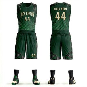 Uniformes de baloncesto para equipos juveniles a precios de mayoreo, uniformes de baloncesto personalizados para equipos y clubes, nuevo diseño de uniforme de baloncesto - Product Image 6