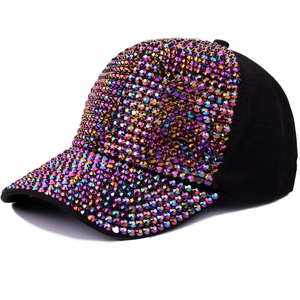 Gorra Trucker Unisex de Moda con Pedrería y Bordado Personalizado, Hebilla Metálica Ajustable, 100% Algodón, Malla Transpirable, Estilo Casual para Exteriores 2026 - Product Image 5