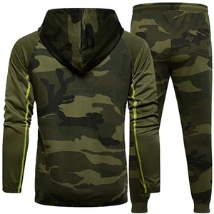 Survêtement d'hiver personnalisé OEM/ODM XXL XL de haute qualité pour hommes, sweat-shirt à fermeture éclair intégrale, pantalon de survêtement, pantalon de sport respirant, grande taille - Product Image 2