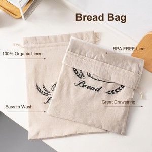 Sac à pain personnalisable en polyester/coton, style traditionnel, imprimé avec un design numérique, résistant à l'eau, écologique, durable, lavable - Product Image 1