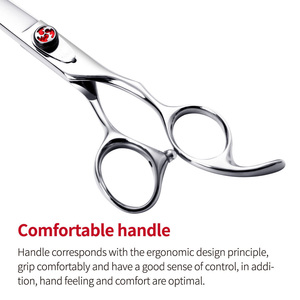 Tijeras de Peluquería Profesionales de Acero Inoxidable Japonés con Logotipo Personalizado al por Mayor - Product Image 6