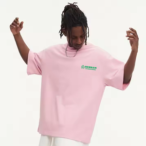 Camiseta Casual de Manga Corta con Cuello Redondo, Holgada, Ecológica, 100% Algodón de Alta Calidad para Hombre y Mujer, Venta al Por Mayor - Product Image 1