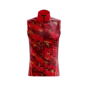 Training Custom Sublimation Cycling Vest Wind Cheater Sleeveless Bicycle Apparel Breathable <b>Road</b> Bike Clothing Team Gilet - Product Image 2